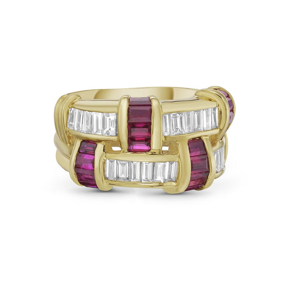 Charles Krypell Signature Basket Weave Ring