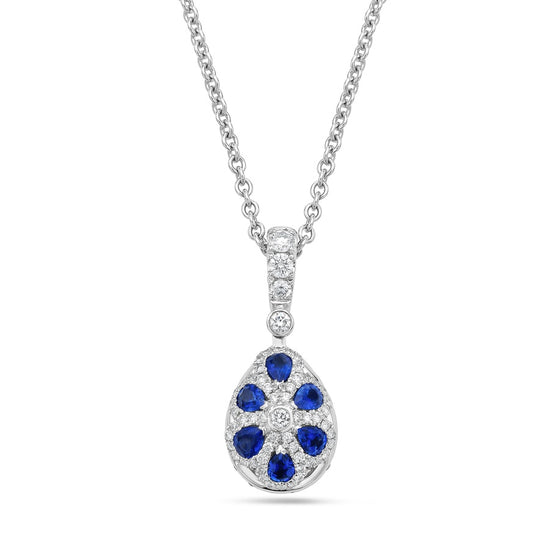 Charles Krypell Pear Shape Aquamarine Pendant