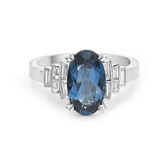 Charles Krypell Green Tourmaline Step Ring