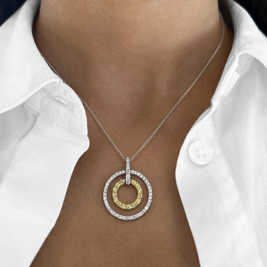Double Circle Pendant