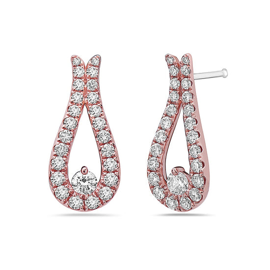 Charles Krypell Diamond Pinch Earring