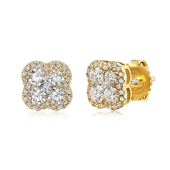 Charles Krypell Clover Studs