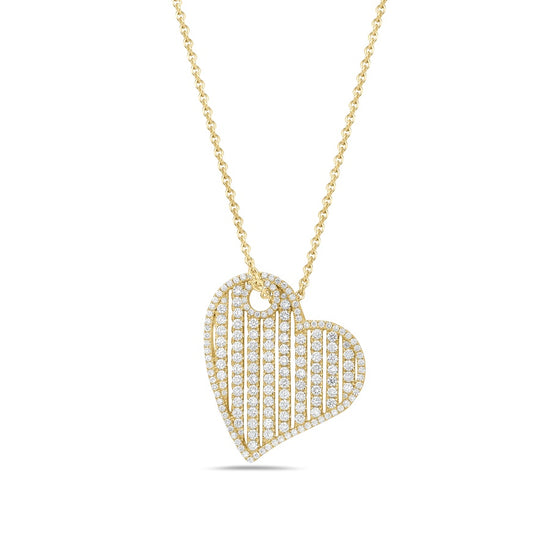 Charles Krypell Birdcage Heart Pendant