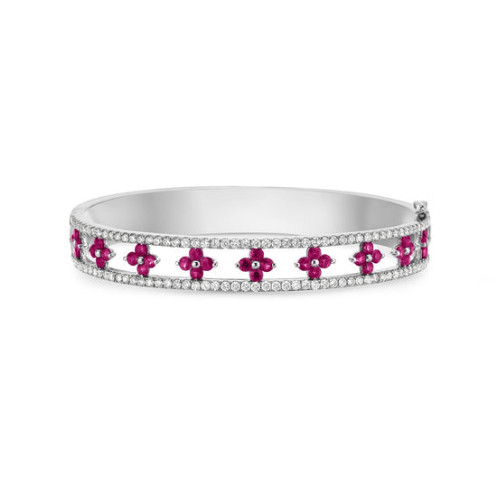 Charles Krypell Floating Clover Bangle