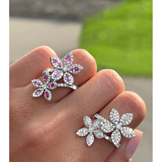 Charles Krypell Double Flower Ring