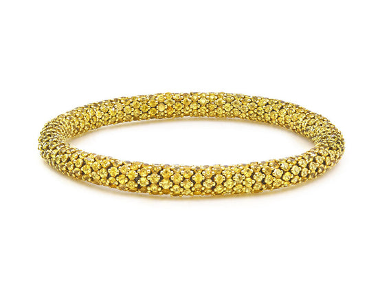 Small Yellow Sapphire Giaconda Stretch Bracelet