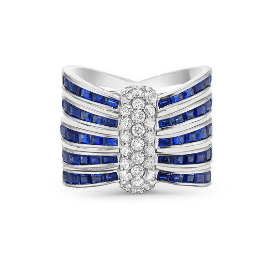 Charles Krypell Diamond Corset Ring
