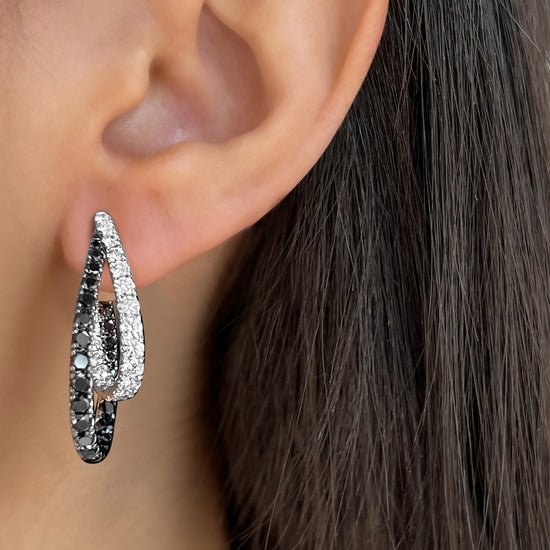 Charles Krypell Intertwining Double Hoop