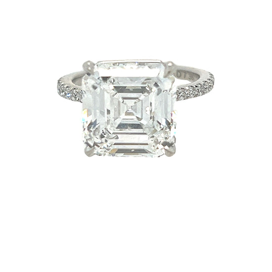 Asscher Diamond Ring