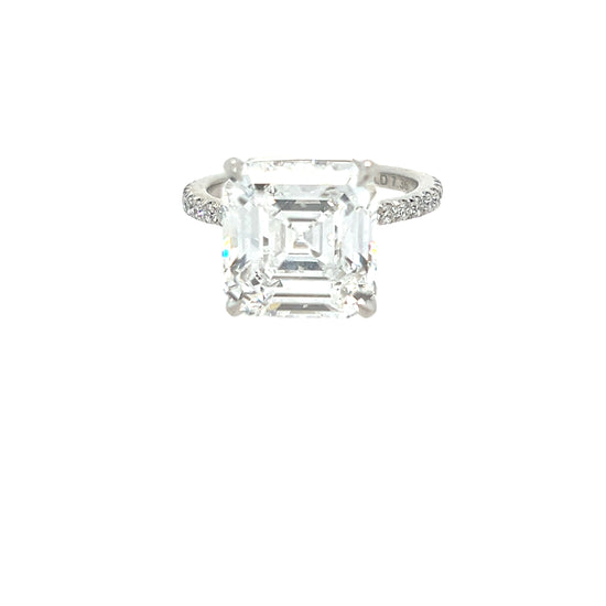 Asscher Diamond Ring
