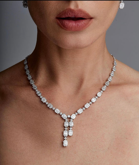 Puzzle Diamond Necklace