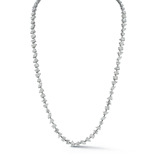 Multi-Shape Diamond Necklace