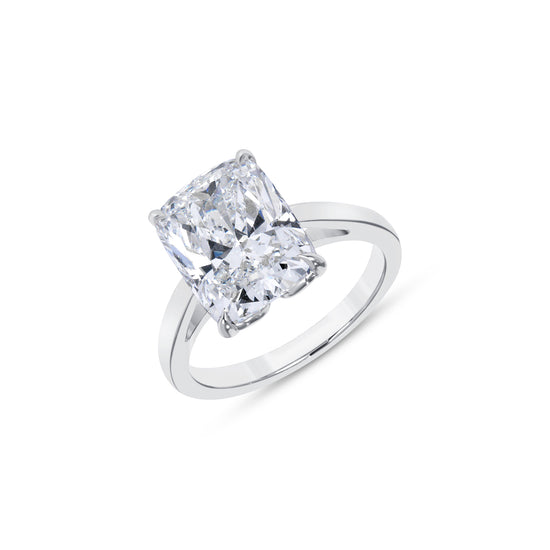 5CT Solitaire Cushion Cut Diamond Ring