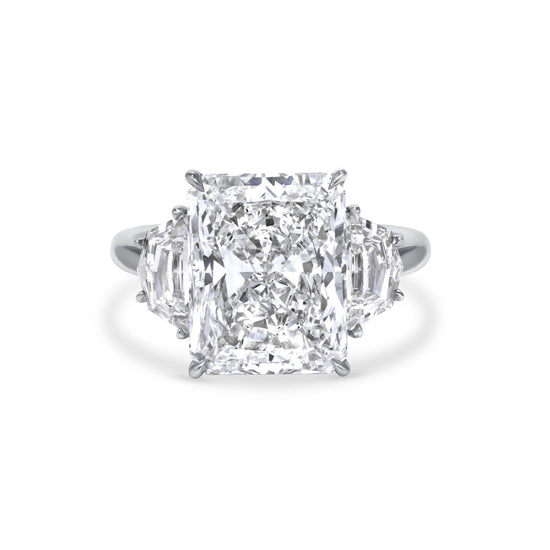 7CT Radiant Diamond Ring
