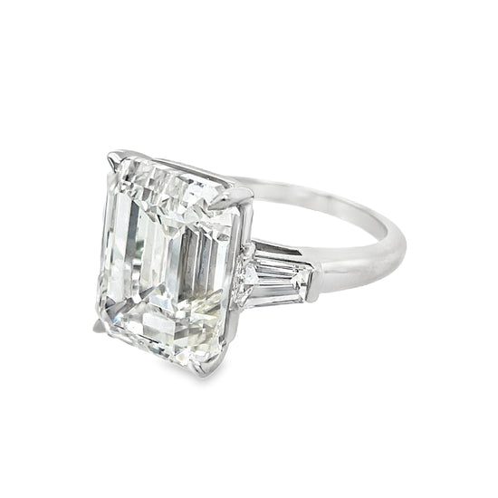 Piranesi Emerald Cut Diamond Ring