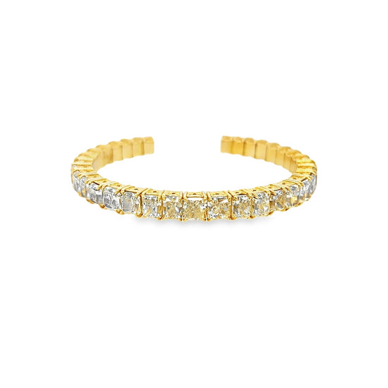 Radiant Yellow Diamond Bangle