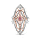 Argyle Pink Diamond Modern Art Deco Ring