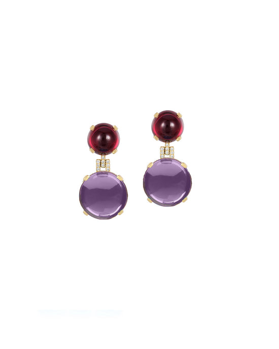 and Garnet Earrings