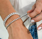 Groumette Diamond Link Stretch Bracelet