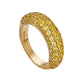 Piranesi Small Dome Ring in Yellow Sapphire