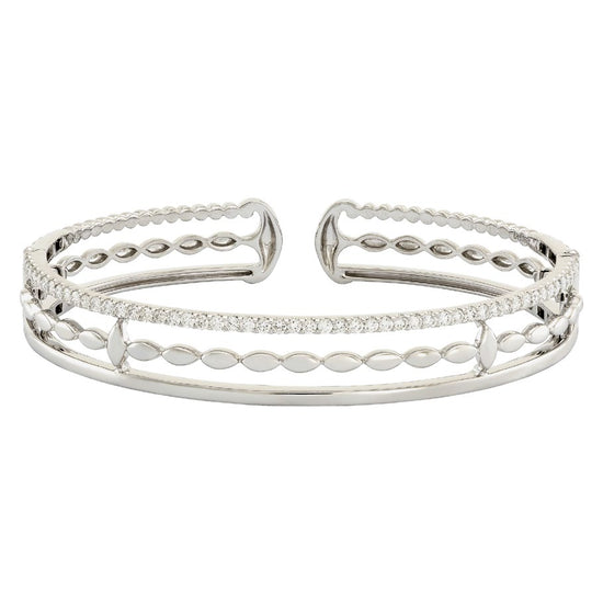 Etho Maria Diamond My Etho Triple Row Cuff Bracelet