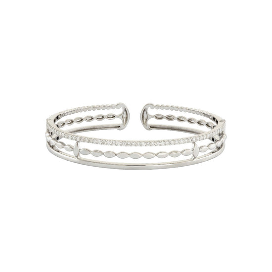 Etho Maria Diamond My Etho Triple Row Cuff Bracelet