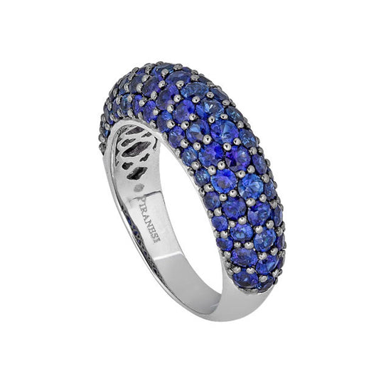 Piranesi Small Dome Ring in Blue Sapphire