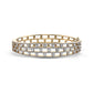 Charles Krypell Triple Row Floating Diamond bangle