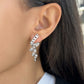 Charles Krypell Floating Diamond Vortex Earrings