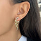 Charles Krypell Floating Diamond Vortex Earrings