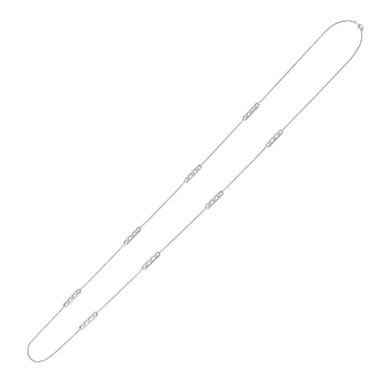 Charles Krypell Floating Diamond by the Yard Necklace