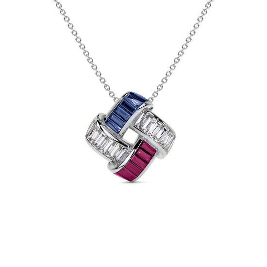 Charles Krypell America 250 Signature Basket Weave Pendant