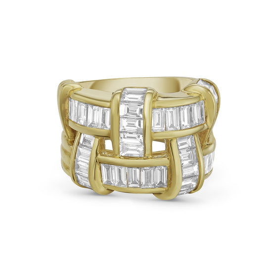 Charles Krypell Signature Basket Weave Ring