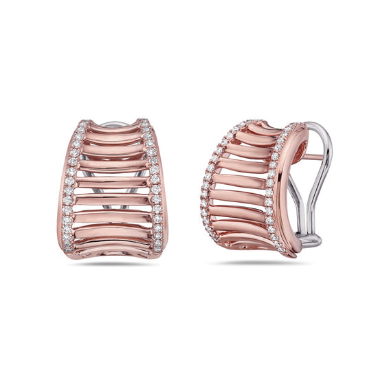 Charles Krypell Birdcage Concave Earrings