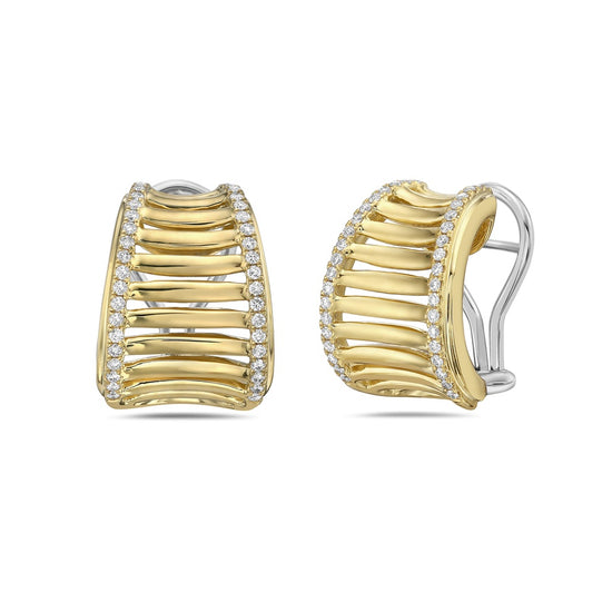 Charles Krypell Birdcage Concave Earrings