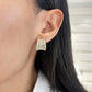 Charles Krypell Diamond Birdcage Concave Earring