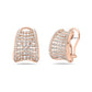 Charles Krypell Diamond Birdcage Concave Earring