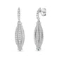 Charles Krypell Graduated Barrel Diamond Birdcage Earring