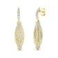 Charles Krypell Graduated Barrel Diamond Birdcage Earring