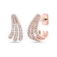 Charles Krypell Swoop Diamond Birdcage Earring