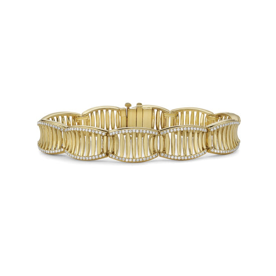 Charles Krypell Birdcage Saddle Link Bracelet