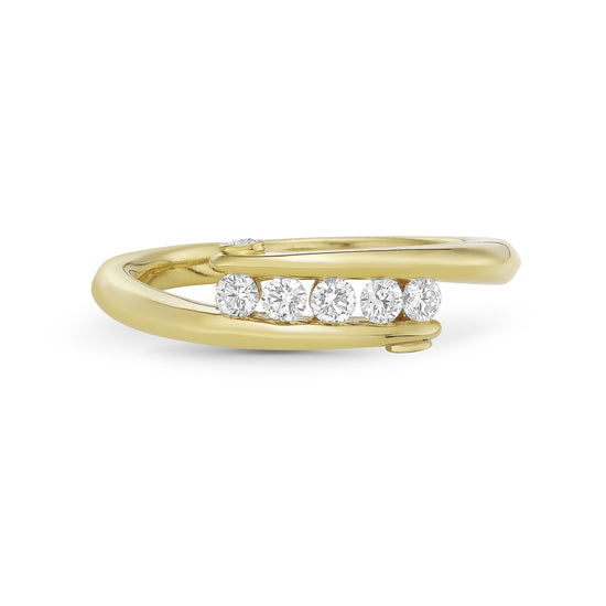 Charles Krypell Diamond Clutch Ring