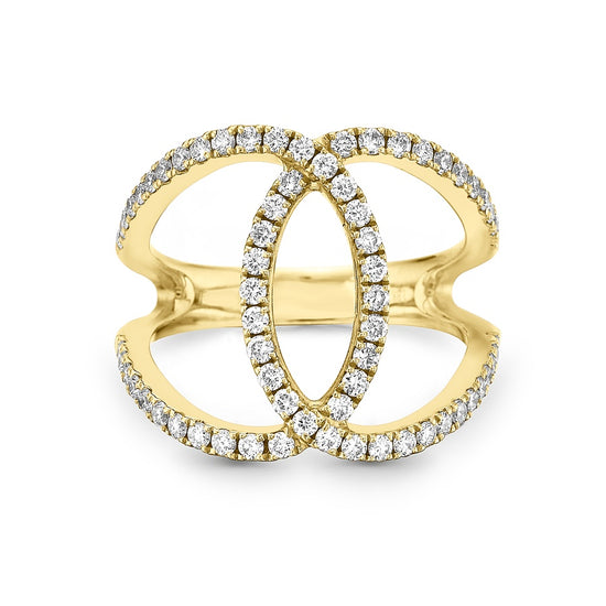 Charles Krypell Diamond Eclipse Ring