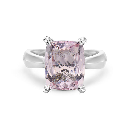 Charles Krypell Hidden Diamond Gallery Morganite Ring