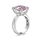 Charles Krypell Hidden Diamond Gallery Morganite Ring