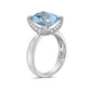 Charles Krypell Hidden Diamond Gallery Morganite Ring