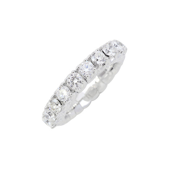 Picchiotti Xpandable™ 1.45CT Round Cut Halfway Eternity Ring