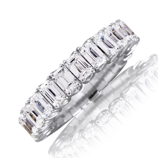 Picchiotti Xpandable™ 2.72CT Emerald Cut Halfway Eternity Ring