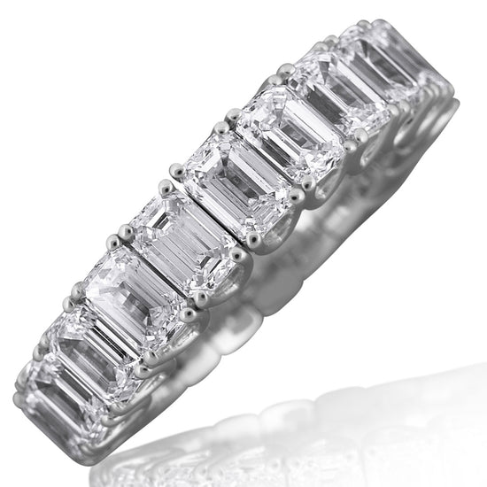 Picchiotti Xpandable™ 3.39CT Emerald Cut Halfway Eternity Ring