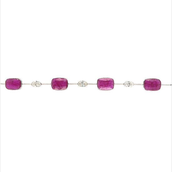 Modern Ruby Bracelet